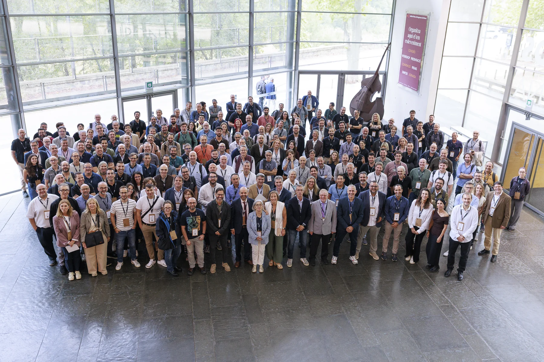 Foto de grup de la COMTIC 2026 a l’Auditori de Girona